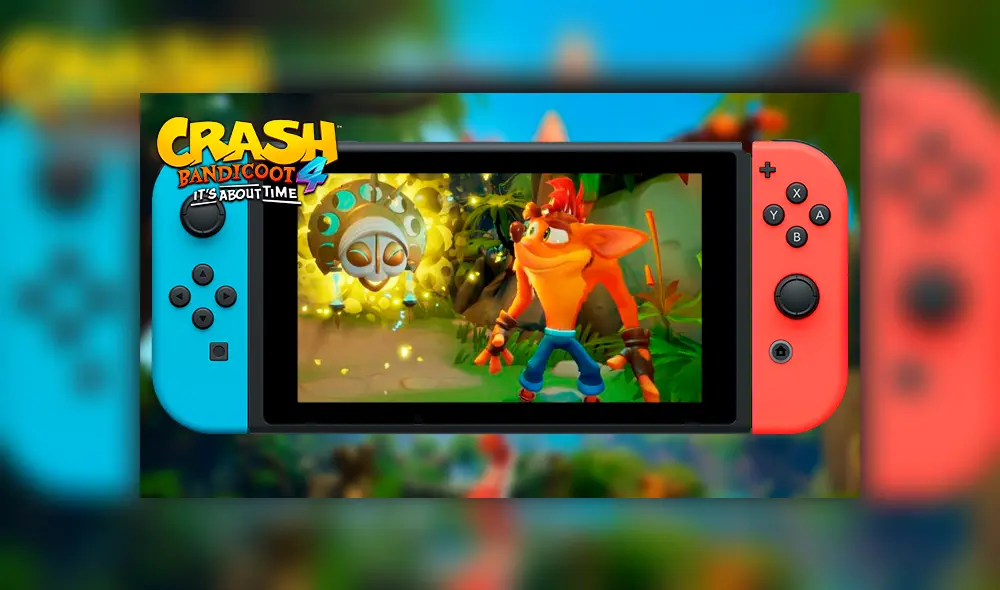 Crash Bandicoot It's About Time 4 podría estrenarse en Nintendo Switch, según web oficial. Foto: composición La República.