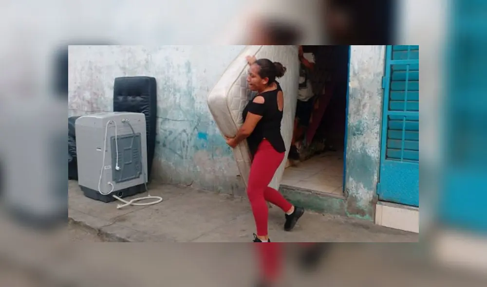 Mujer estaba a punto de llevarse una lavadora, equipo de sonido, televisor, juego de dormitorio, cocina y dinero en efectivo, todo valorizado en más de 15 mil soles. (Foto: Municipalidad de Independencia)