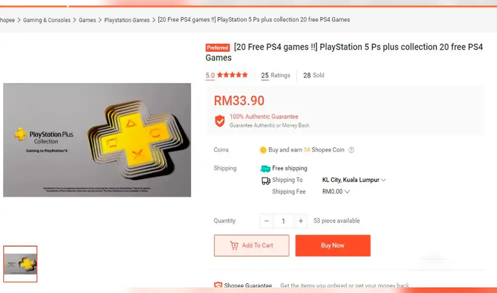 Si eres usuario de PS4 y te ofrecieron hacerte con los juegos de PS Plus Collection a través de otra consola PS5 que no es tuya, ten cuidado. Sony podría banearte. Foto: Teknofilo