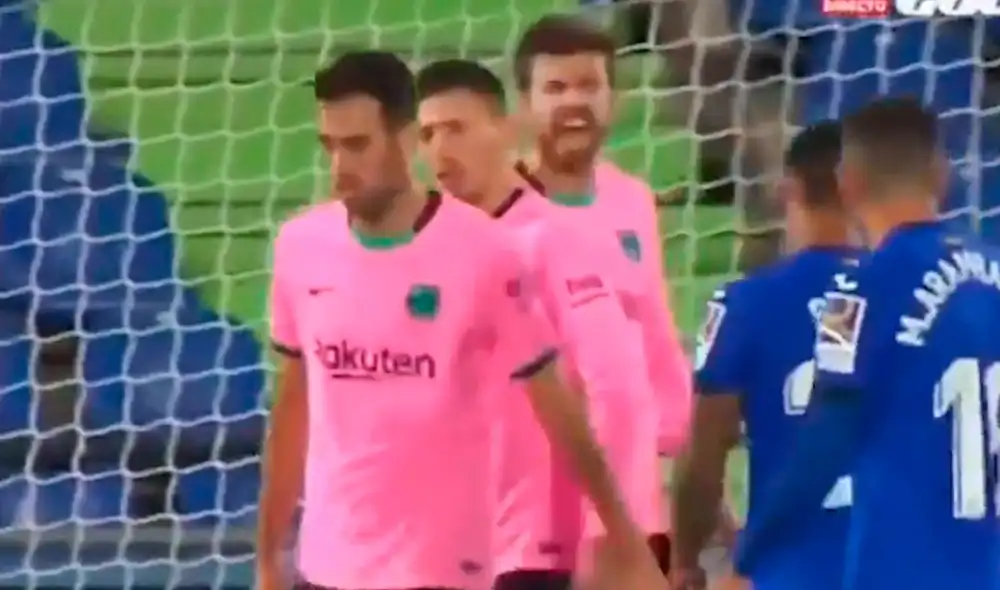 Barcelona cayó 1-0 ante Getafe por la fecha 6 de LaLiga Santander. Foto: Captura Gol.