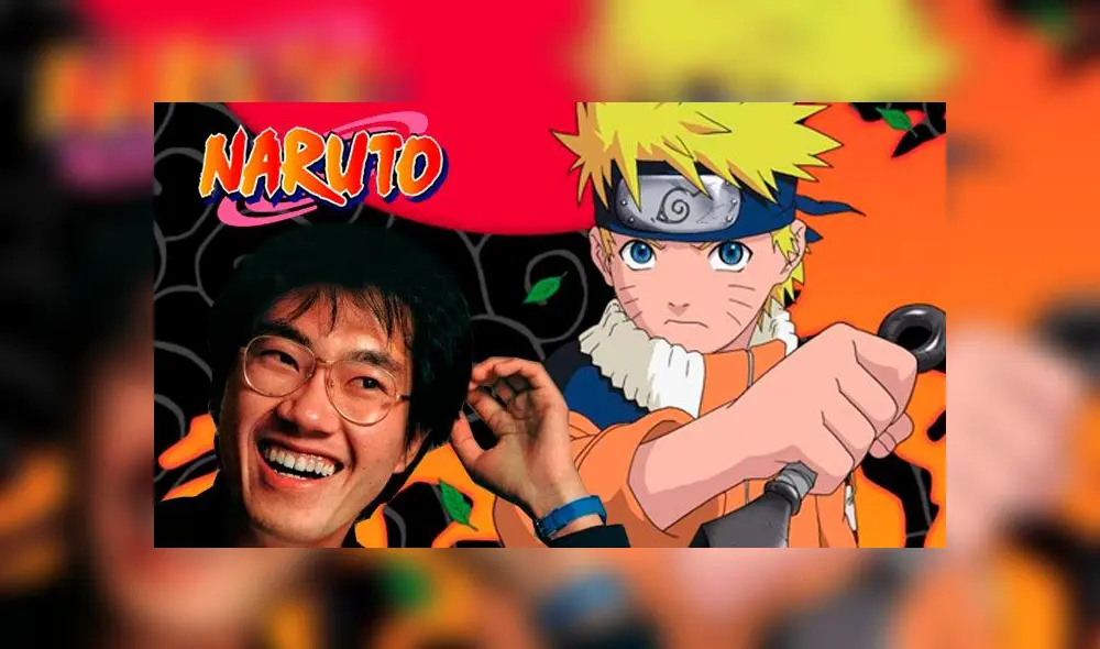 Akira Toriyama dibuja a Naruto en su estilo. Créditos: Composición