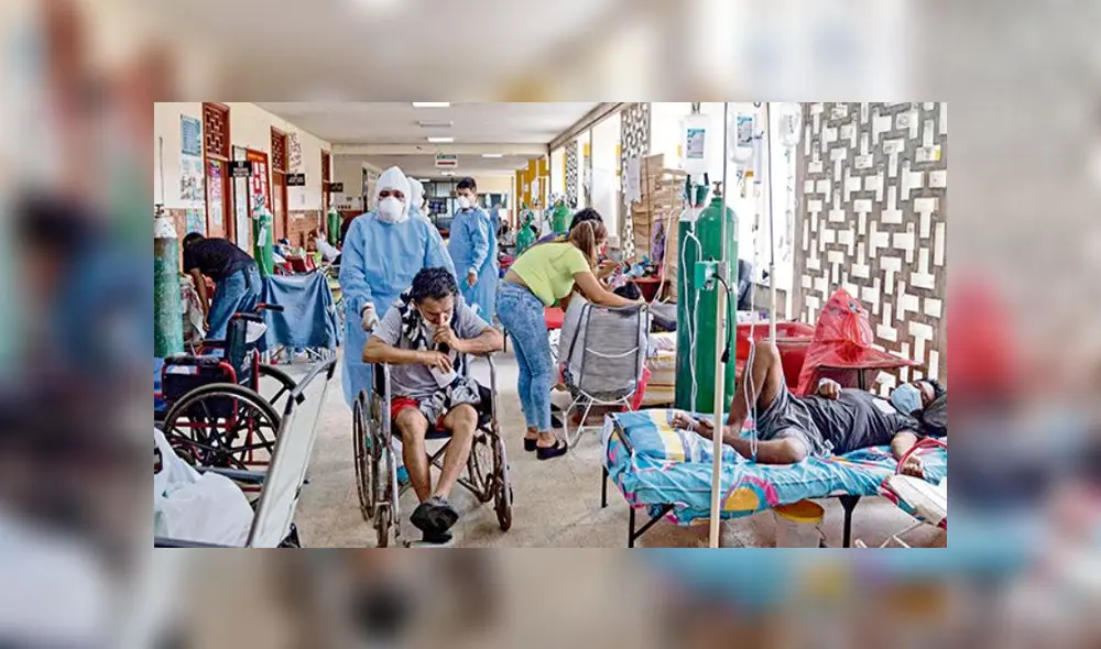 Hospital Regional de Loreto colapsó semanas antes por incremento masivos de casos. (Foto: EFE) Hospital Regional de Loreto colapsó semanas antes por incremento masivos de casos. (Foto: EFE)