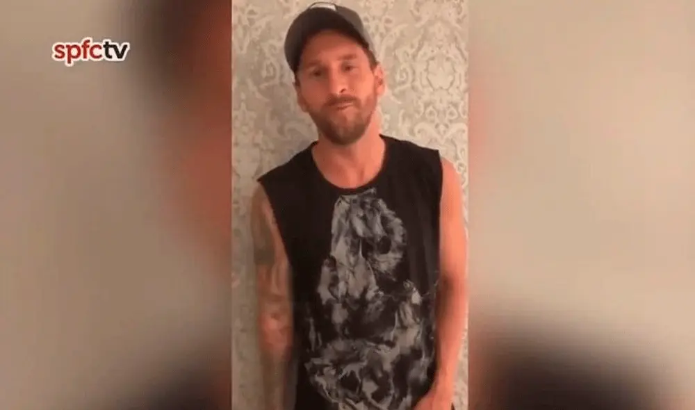 El Morumbí de Sao Paulo enloqueció al ver a Lionel Messi saludando a Dani Alves. | Foto: SPFC TV