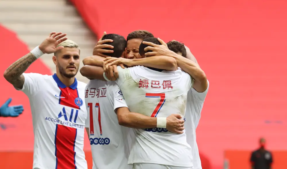 Di María marcó para el PSG. (Créditos: AFP) Di María marcó para el PSG. (Créditos: AFP)