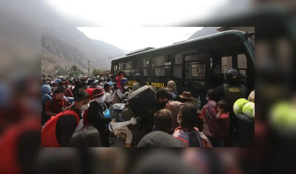 Viceministro de Gobernanza Territorial indicó que realizarán el traslado de las personas con el apoyo de las autoridades regionales. (Foto: Aldair Mejía / La República)