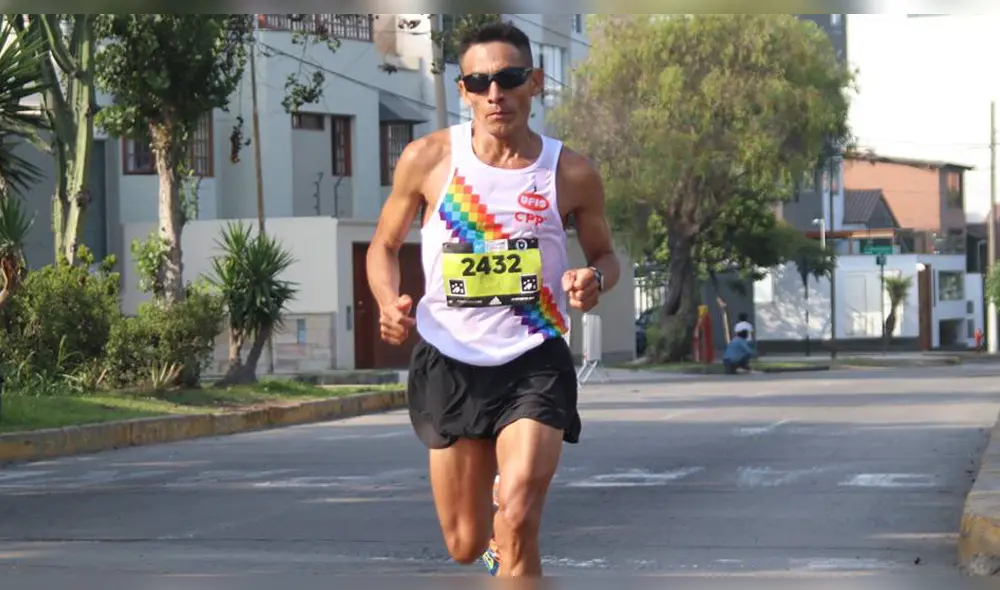 Atleta piurano Luis López Domínguez