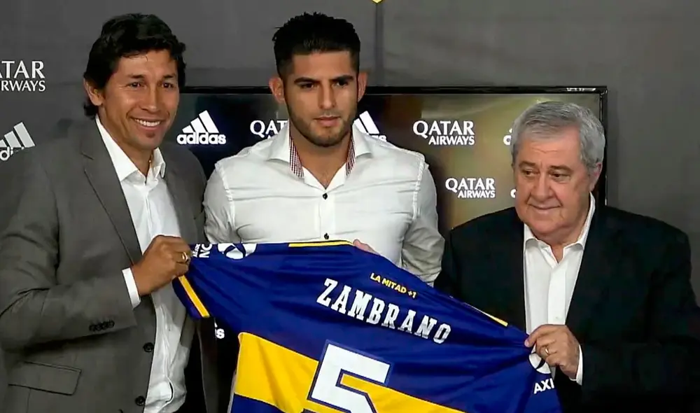 Carlos Zambrano jugará tres temporadas en el cuadro 'Xeneize'. Foto: Twitter