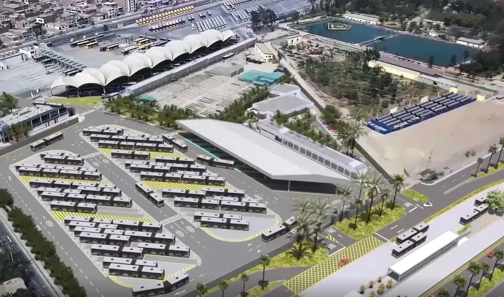 La obra incluirá la construcción de un taller mecánico. Foto: MML La obra incluirá la construcción de un taller mecánico. Foto: MML