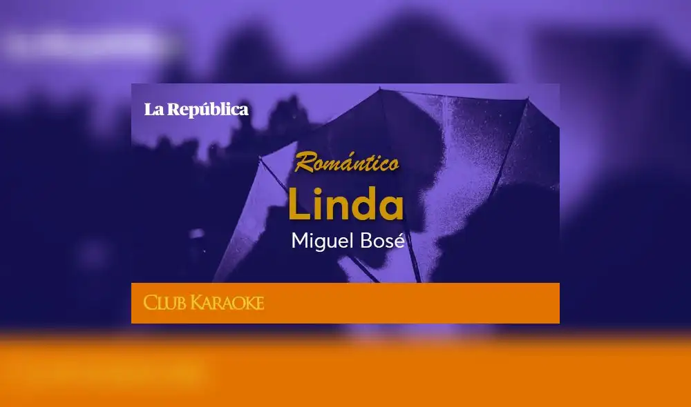 Linda, canción de Miguel Bosé