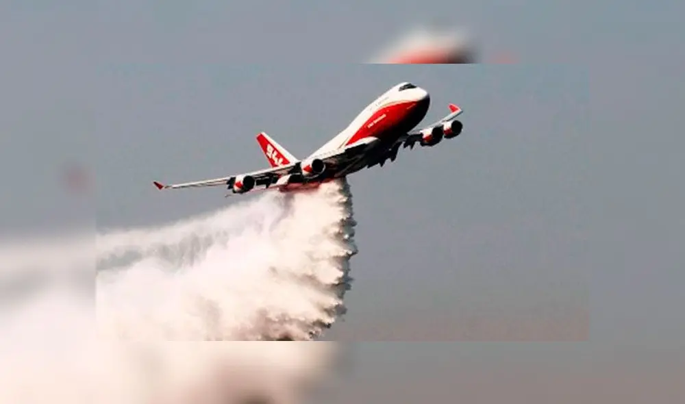El Boeing 747 Supertanker llegó esta madrugada a Bolivia, anunció el presidente Evo Morales. Foto: Twitter