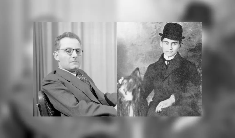 De no ser por Brod, Kafka hubiera destruido su obra y hoy no podríamos hablar de asuntos kafkiano. (Foto: composición Biografías y Vidas)