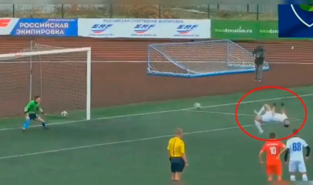 Al estilo Shaolin Soccer: el fantástico penal ejecutado en Rusia [VIDEO]