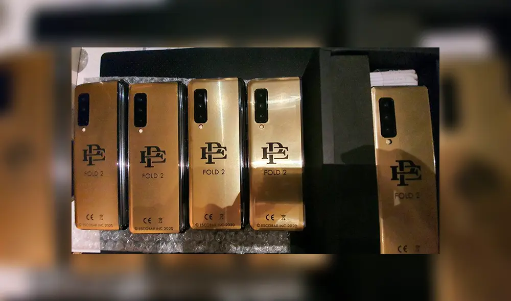 Así luce el Escobar Fold 2, el nuevo teléfono plegable lanzado por el hermano de Pablo Escobar.