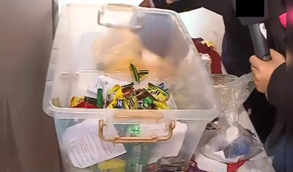Elementos retenidos en una prueba de admisión de la UNI. Foto: Captura