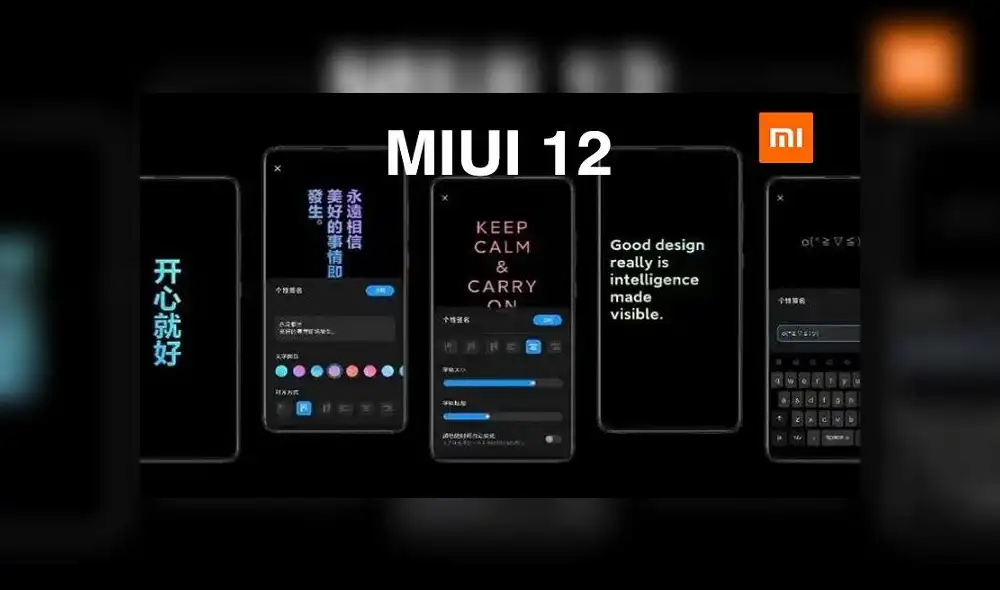 MIUI 12 es la capa de personalización de Xiaomi.