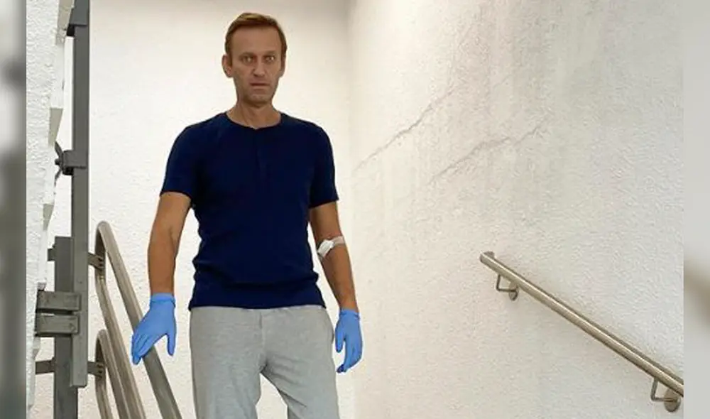 El pasado 7 de septiembre, el hospital Charité anunció que Navalny había despertado del coma inducido. Foto: redes sociales.