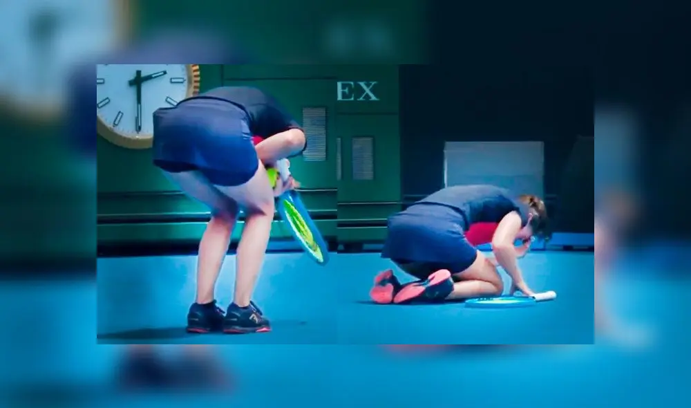 Víctima de incendios forestales: Tenista no puede respirar y abandona Open de Australia [VIDEO] 