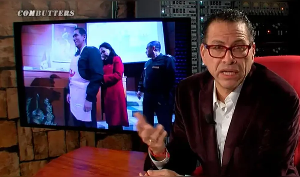 Phillip Butters y Magaly Medina