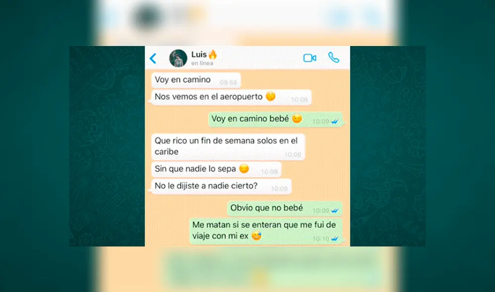 WhatsApp: Mujer infiel quiso viajar con su ex pareja, pero su novio la descubre y esto pasa [VIDEO]