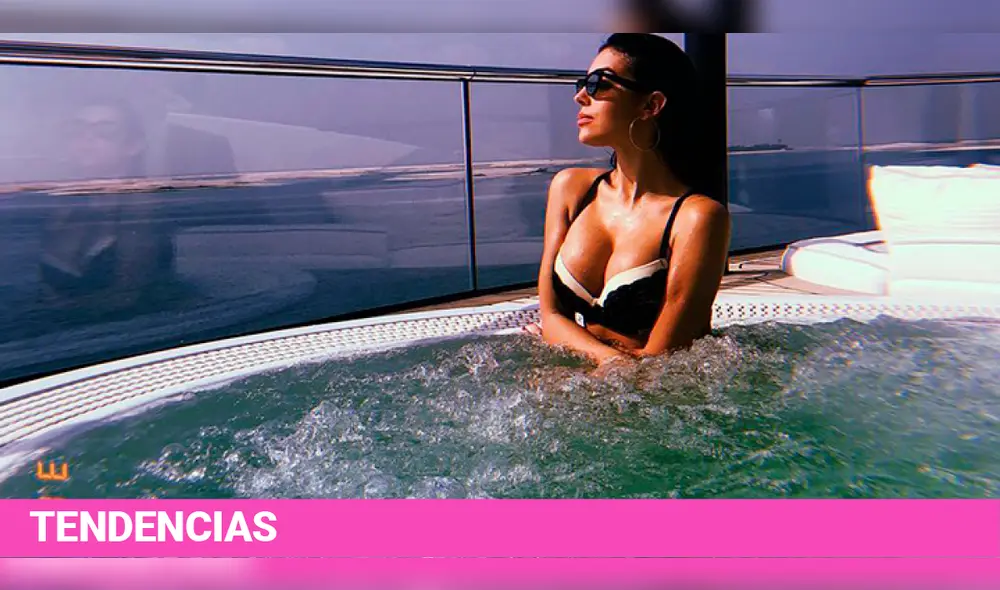 Georgina Rodríguez eleva la temperatura con sensual foto en un sauna [VIDEO]
