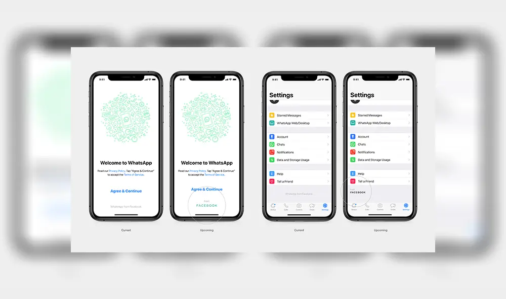 Facebook presenta el nuevo logo de su compañía.