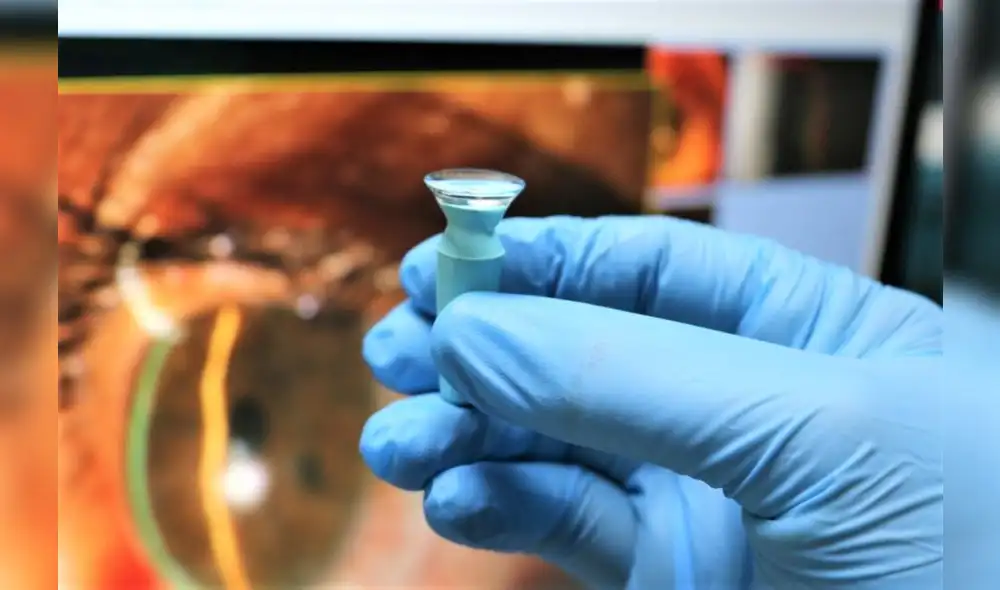 Lente de contacto. Foto: Difusión. Lente de contacto. Foto: Difusión.