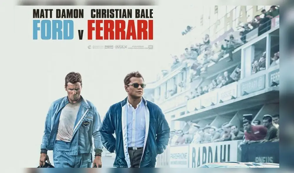 Christian Bale y Matt Damon son los protagonistas del nuevo biopic de Hollywood.