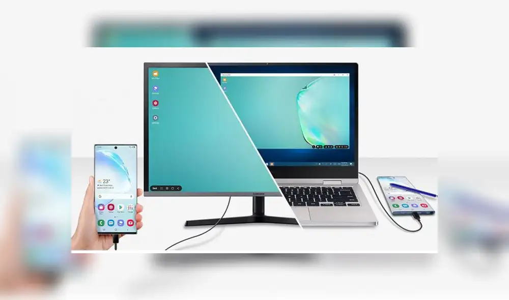 La actualización también incorpora compatibilidad con Samsung DeX para PC.