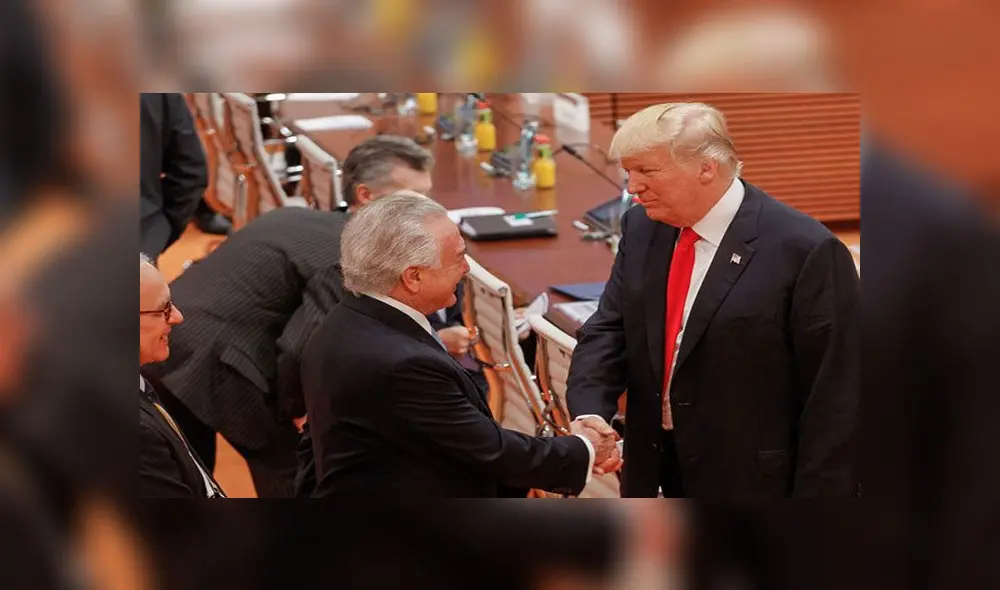 Durante su mandato, Michel Temer estrechó vínculos con Estados Unidos de la mano de Donald Trump. Foto: difusión Durante su mandato, Michel Temer estrechó vínculos con Estados Unidos de la mano de Donald Trump. Foto: difusión