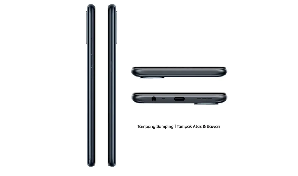 Todas las partes del nuevo OPPO A53 2020. | Foto: Oppo