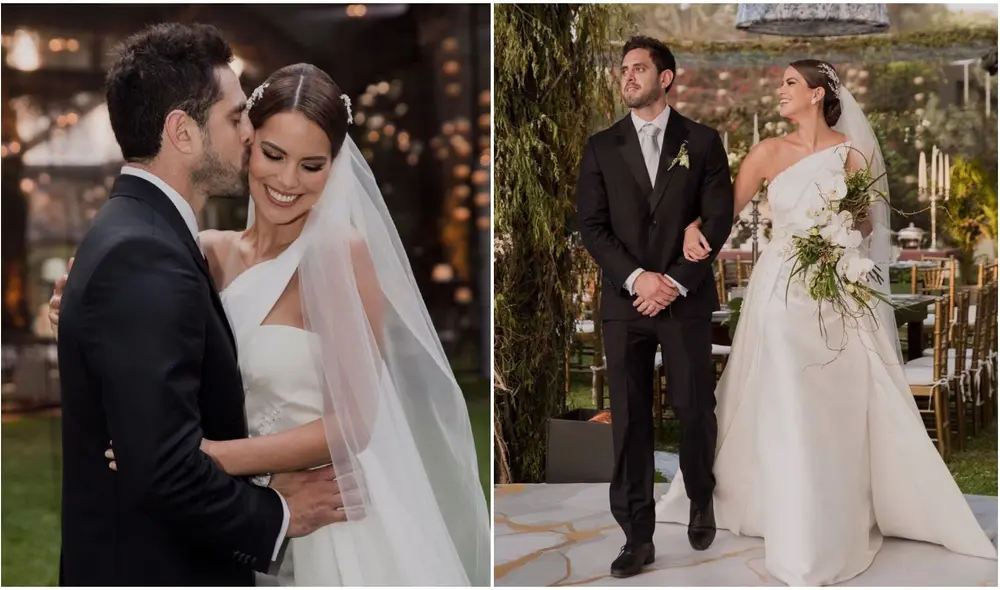 Valeria Piazza compartió fotografías y videos de su boda en su cuenta de Instagram. Foto: composición LR/Instagram