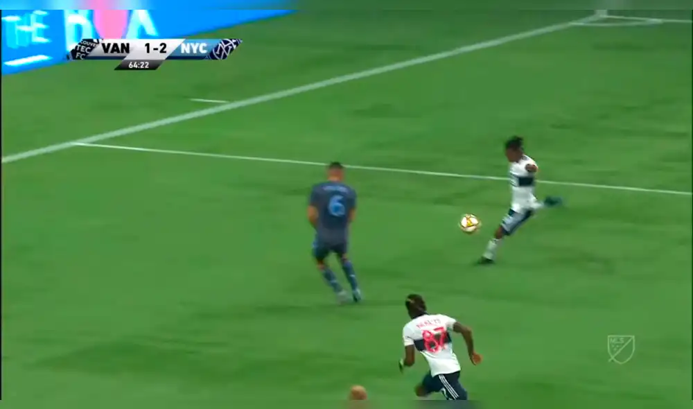 Gol de Yordy Reyna en el Vancouver Whitecaps vs. New York City por la MLS.