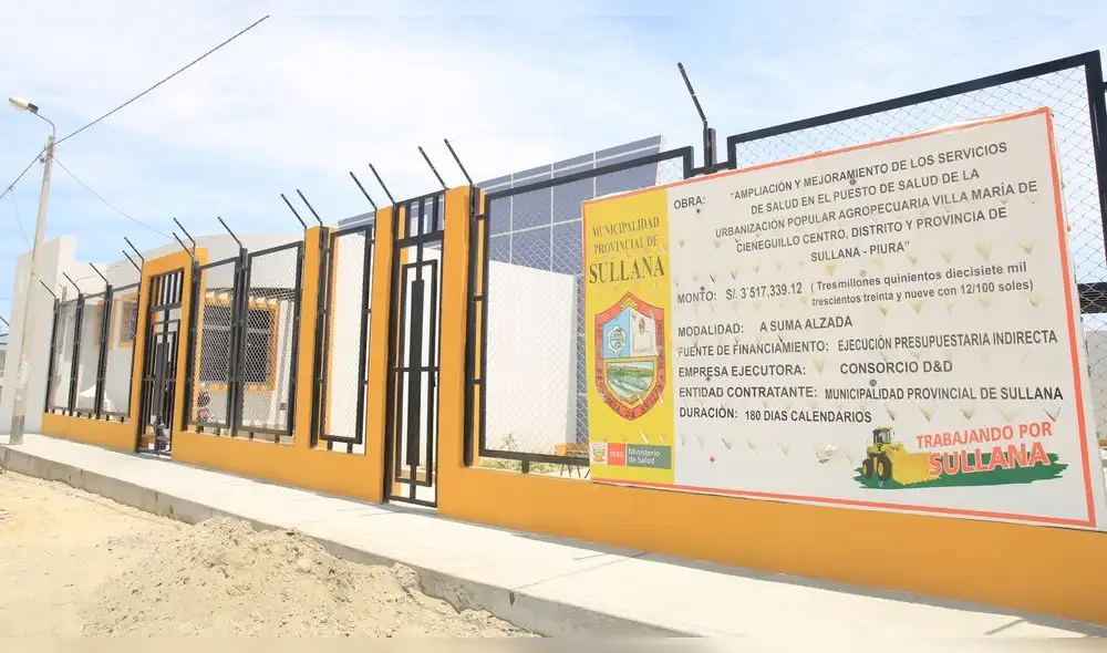 Pobladores de Sullana serán beneficiados con  moderno centro de salud 