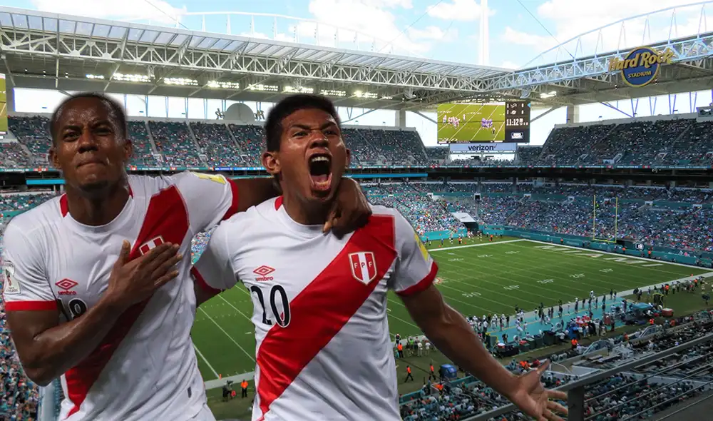 La selección peruana ya jugó algunos partidos en el Hard Rock Stadium, escenario del Super Bowl LIV.