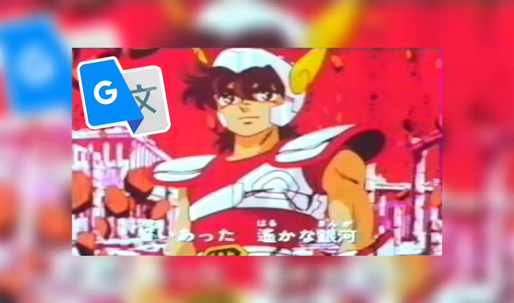 El cover de ‘Pegasus Fantasy’ cantado por Google Translate dividió a los fans de Saint Seiya, a algunos les gustó y a otros no. ¿Tú qué opinas? Foto: Captura.