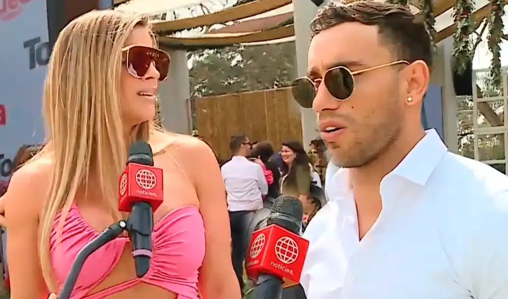 Alejandra Baigorria y Said Palao se posicionan como una de las parejas más sólidas de la farándula. Foto: composición LR/América TV