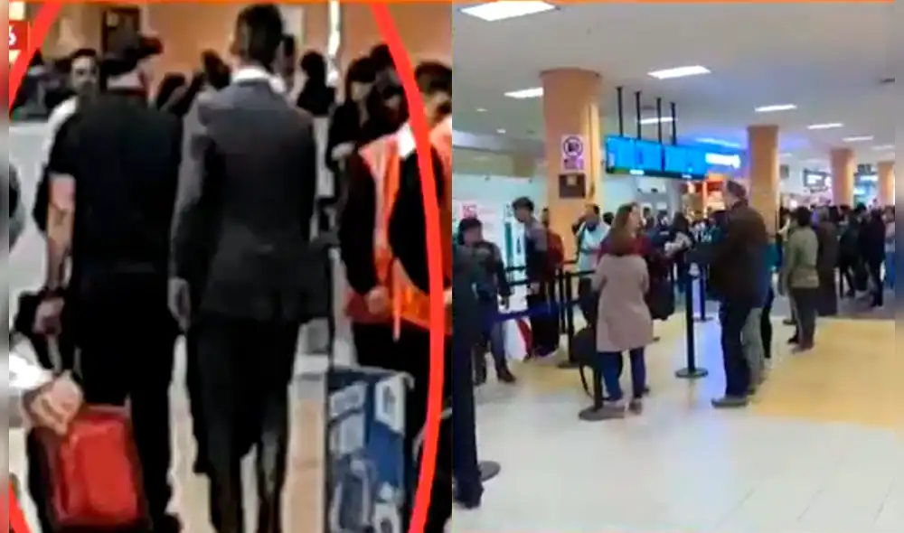 Bazán perdió su vuelvo a Quito, Ecuador, porque llegó tarde a la sala de embarque.