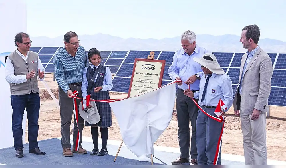 Presidente Vizcarra inauguró Central solar Intipampa en Moquegua