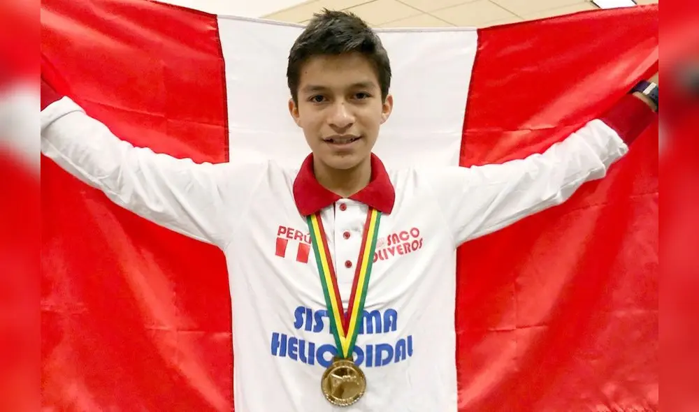 Escolar peruano, Mario Pariona Molocho, gana medalla de oro en olimpiada mundial de matemática / Crédito: Andina Escolar peruano, Mario Pariona Molocho, gana medalla de oro en olimpiada mundial de matemática / Crédito: Andina