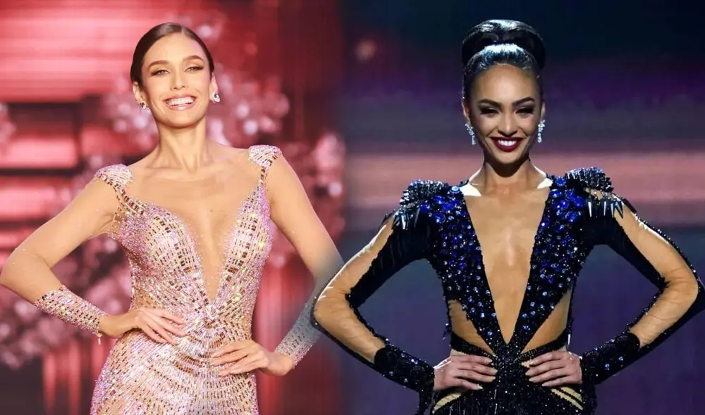 Usuarios comparan a R'Bonney Gabriel con Janick Maceta. Foto: Composición LR/ Difusión Miss Universo