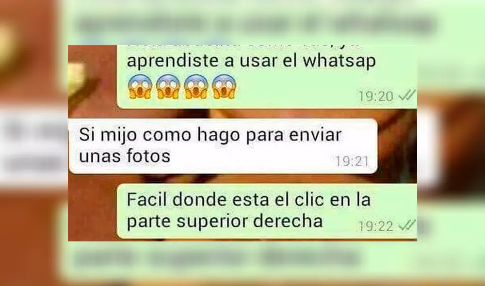WhatsApp: Abuela envía, por error, fotos íntimas a su nieto [FOTOS] 