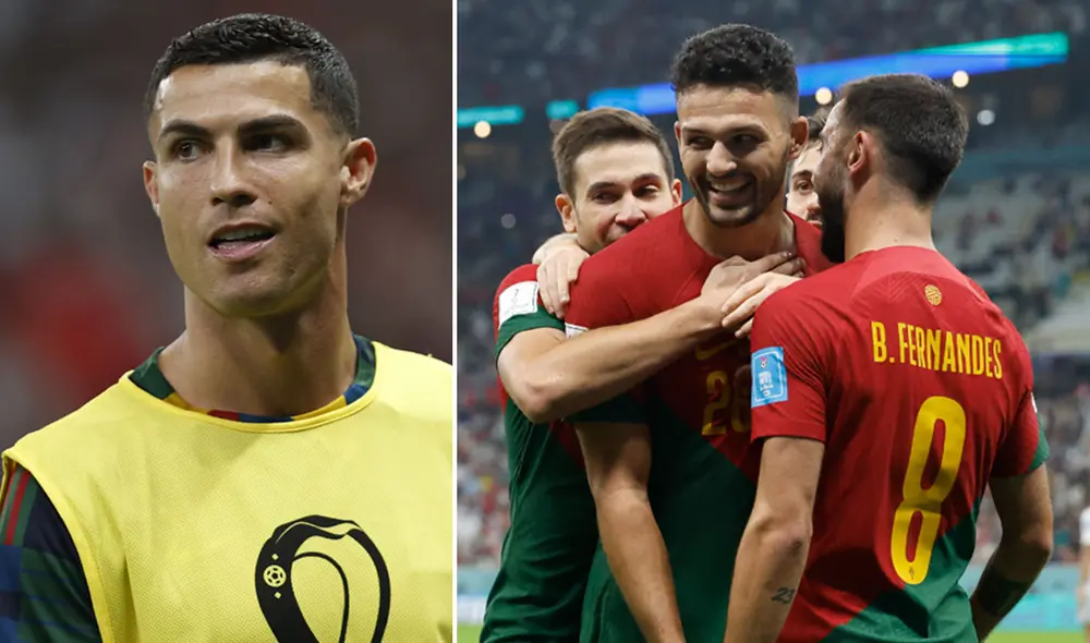 Cristiano Ronaldo tiene un gol en el Mundial Qatar 2022. Foto: composición/EFE Cristiano Ronaldo tiene un gol en el Mundial Qatar 2022. Foto: composición/EFE