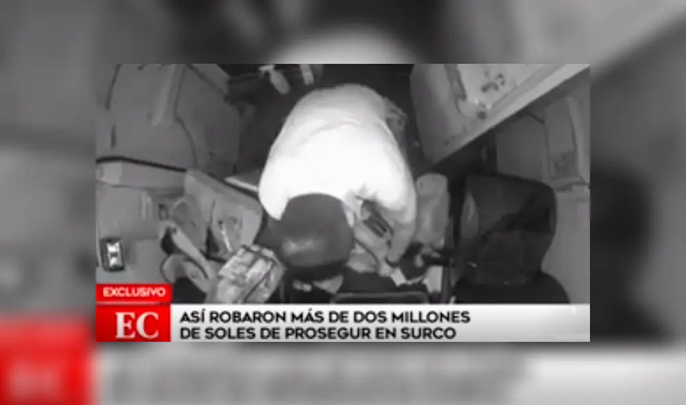 Cámara muestra cómo trabajador de Prosegur roba más de 2 millones de soles