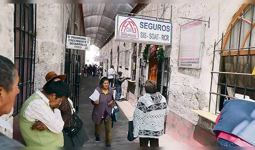 No gastaron. Hospitales de Arequipa no gastaron la totalidad del presupuesto del SIS en 2019. Directores de hospitales dicen que sí comprometieron recursos.