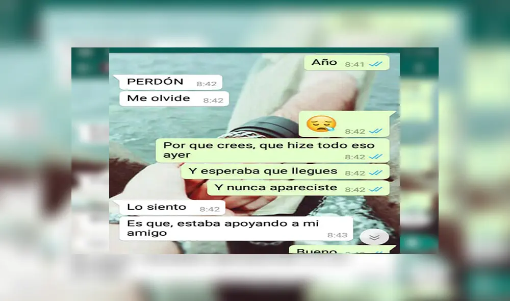 WhatsApp: Chica pone excusas para no ver a su novio y él descubre un triste secreto [FOTOS]