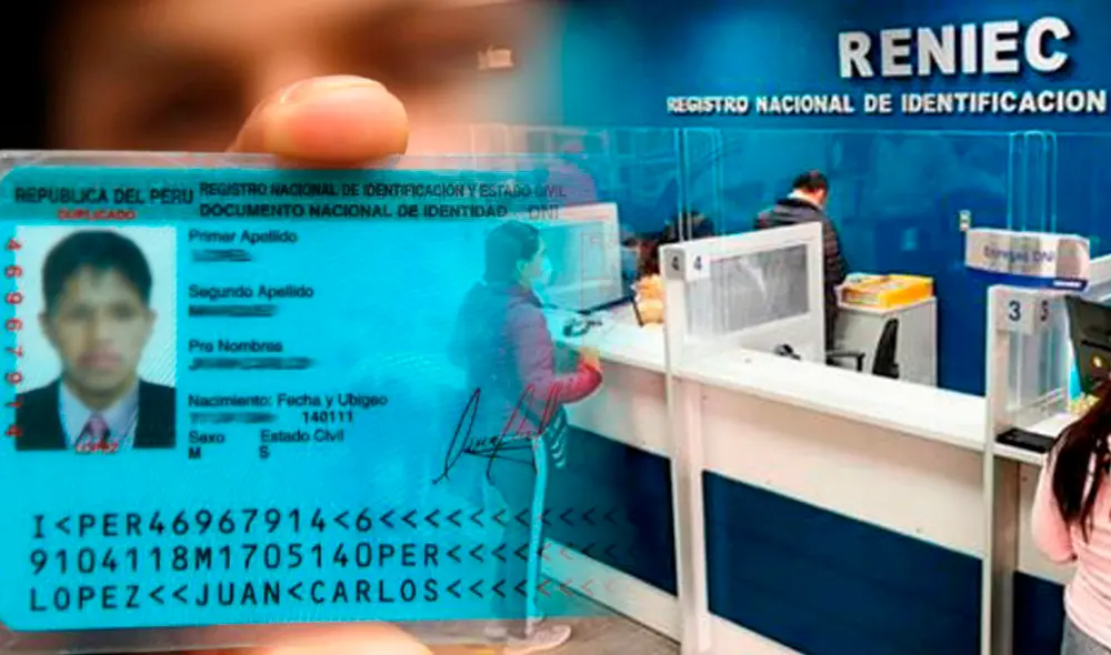 Reniec: el pago por el cambio de nombre y apellido dependerá del tipo de DNI. Foto: composición Fabrizio Oviedo/LR/Reniec