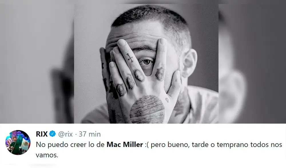 Celebridades reaccionan en redes sociales tras la muerte de Mac Miller 