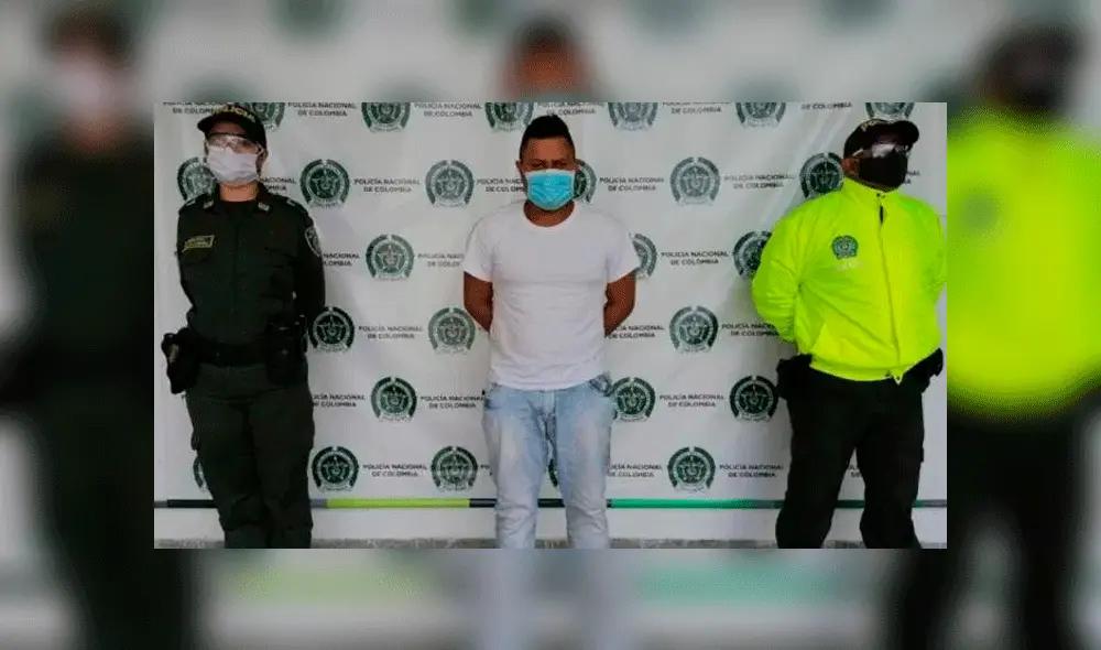 Sebastián Mieles Betín, de 27 años, podría recibir hasta 30 años de prisión por el hecho. Foto: Policía de Huila.