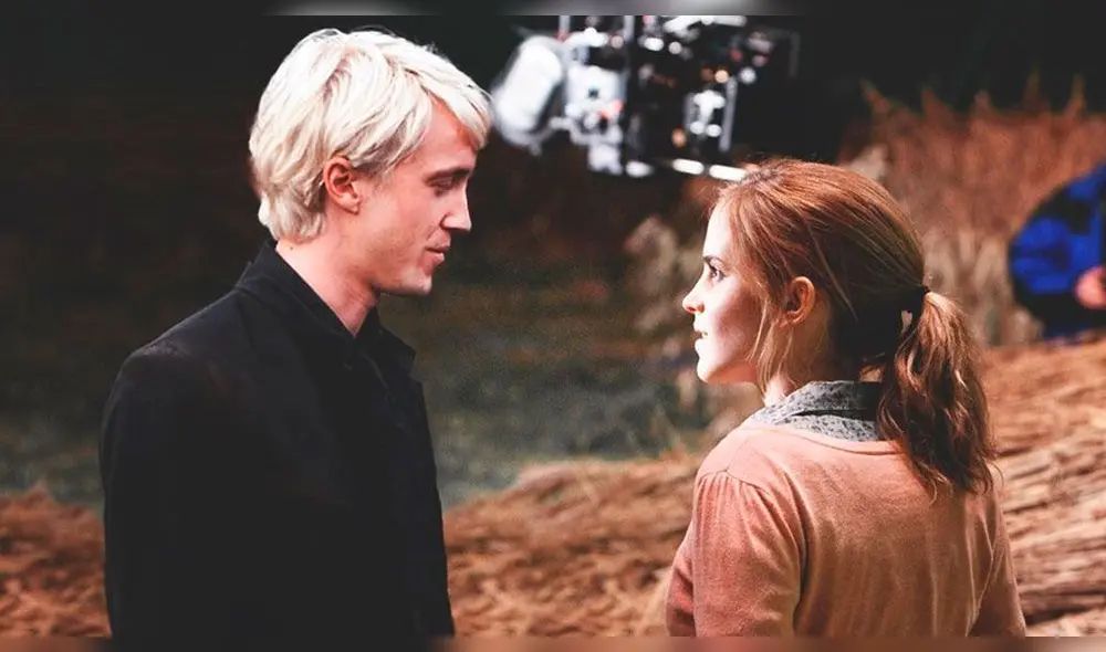 El actor compartió un video donde juega con Emma Watson durante rodaje del primer filme de la saga.