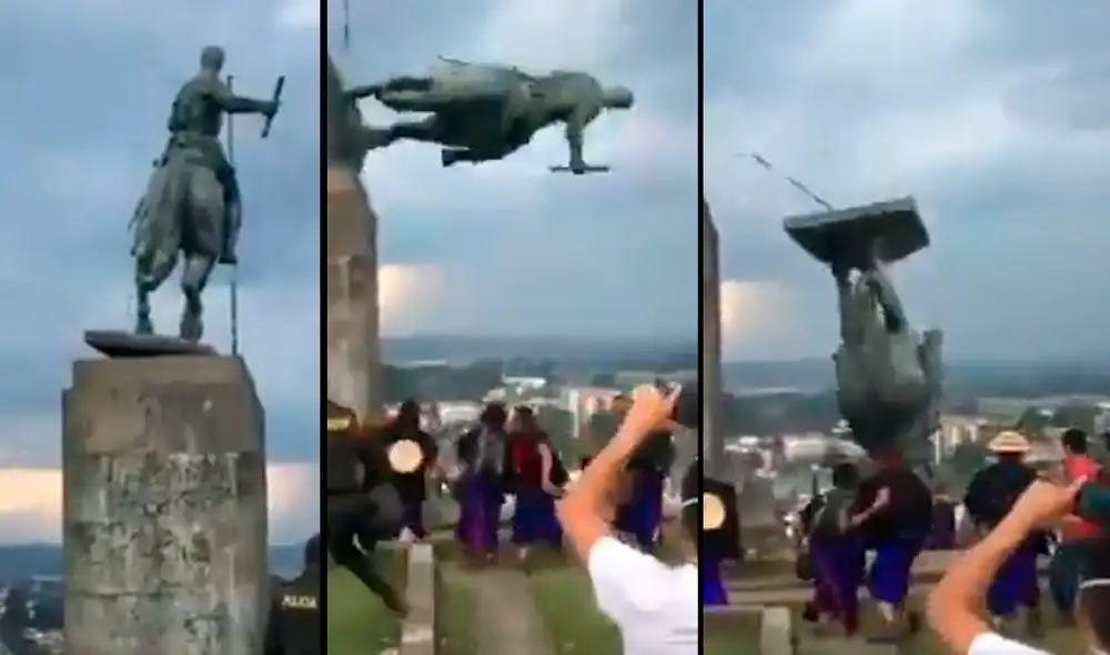 La comunidad Mosak lo acusa de "genocidio despojo y acaparamiento de tierras, desaparición física y cultural de los pueblos". Foto: Captura / Twitter La comunidad Mosak lo acusa de "genocidio despojo y acaparamiento de tierras, desaparición física y cultural de los pueblos". Foto: Captura / Twitter